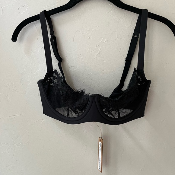 🖤SKIMS FEMME LACE UNLINED BALCONETTE BRA IN ONYX 34C 36C - Picture 4 of 5